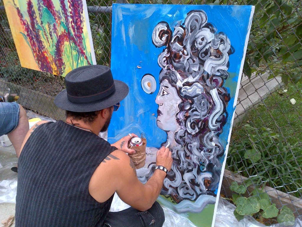 Cultivating creativity at last years LUNGS Harvest Arts Festival in the Gardens.