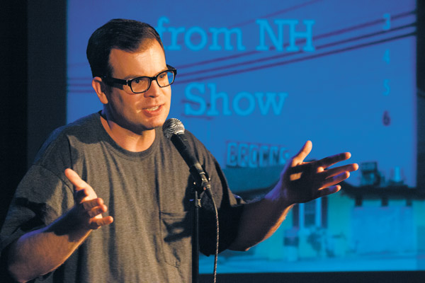 Photo by Spencer Ritenour Archetypical nerd Adam Wade welcomes a guest storyteller, then regales you with tales from his adolescence in the Granite State. 