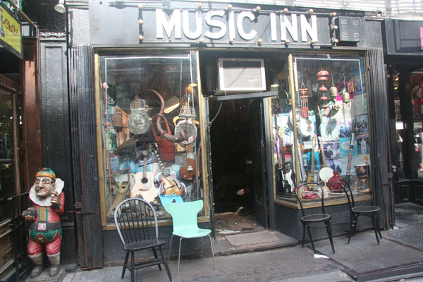 Photo by Michael Lydon Music Inn (169 W. Fourth St.) has guitars, of course — plus “every instrument you’ve never heard of.”