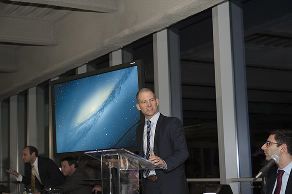 Opposition grows quickly to surprise plan to move criminal court to John St. 1 Dep. Mayor Cas Holloway surprised Community Board 1 members t two weeks ago when he told a criminal court was moving to 66 John St. Downtown Express photo by Terese Loeb Kreuzer.