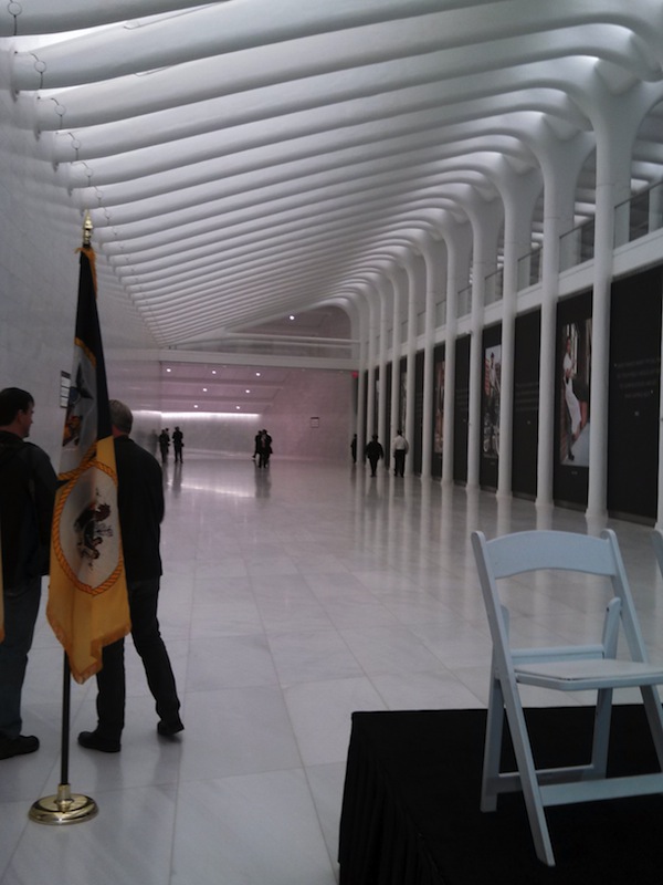The World Trade Center's new underground concourse opened Thursday. Downtown Express photo by Josh Rogers.