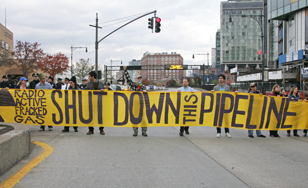 Spectra Pipeline Active, and so are Protesters 1 BY SAM SPOKONY
