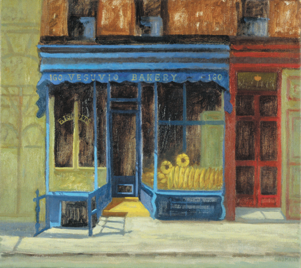 “Vesuvio Bakery” (18x20 inches).  IMAGES COURTESY OF THE ARTIST