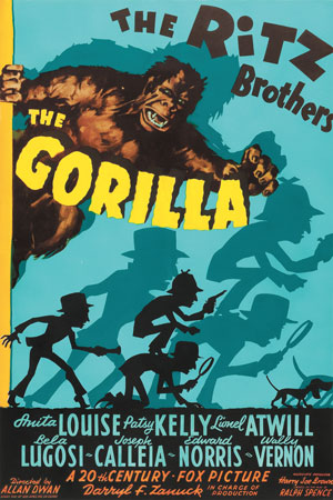 Go Ape, with Karloff, Lugosi and Lon Chaney, Jr. 2 Image courtesy of 20Th Century Fox Comedy, mystery and an all-star cast jazz up this 1939 dark house parody.