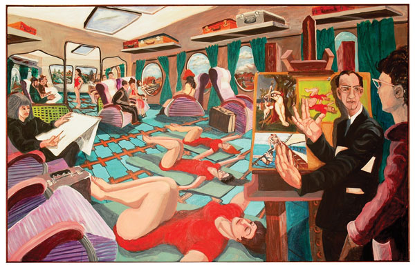 Just Do Art! Oct. 10, 2013 3 Image courtesy of the artist and Hudson Guild Gallery Eve Le Ber’s “The Art Train” is on view through Nov. 5, as part of Hudson Guild’s “8 Women, 8 Singular Voices” exhibit.
