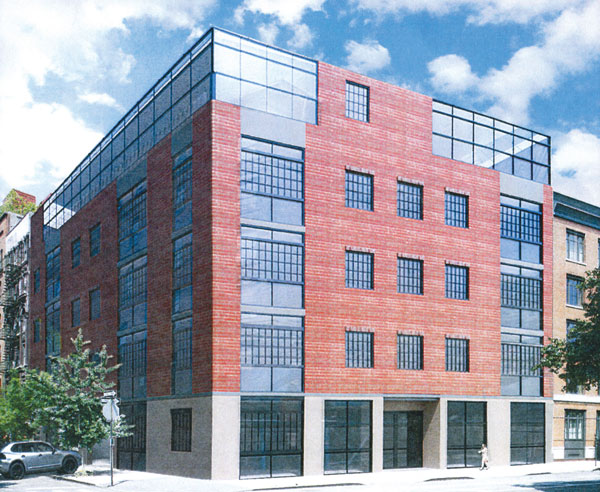 Garage up for sale as developers drive prices ever higher 3 One of the ideas in a marketing brochure showing how 125 Perry St.’s facade might be altered in the future.