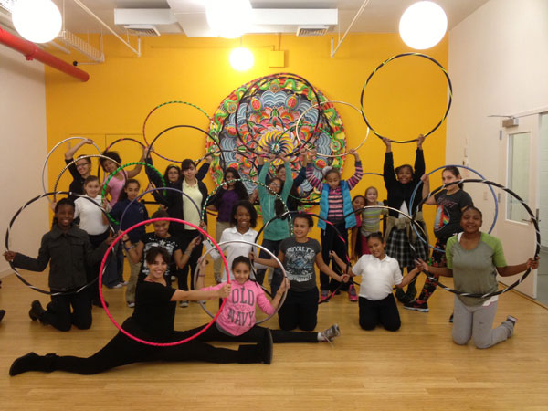 Lower Eastside Girls Club members have been hooping it up — and learning about the universe via a planetarium and scores of other fascinating, fun and important things — in their new, state-of-the-art clubhouse. Photo by the Lower East Side Girls Club