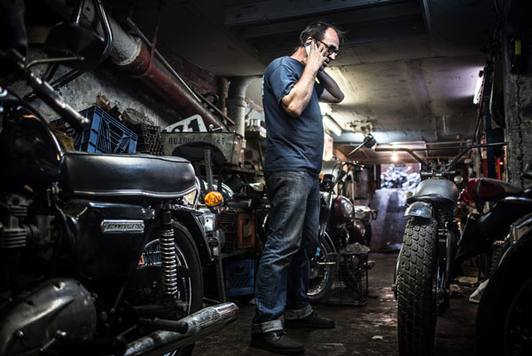 Photo by Claire Flack The basement of the Sixth Street Specials shop, which extends back 100 feet, was flooded last year during Hurricane Sandy. Mackie lost six bikes, as well as large electrical tools and all the motorcycle parts he had amassed over 27 years.