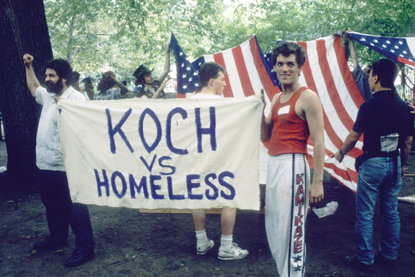 In the 1980s, potato races had been replaced by the pitched tents of a sprawling Tent City for the homeless.  PHOTO BY JOHN PENLEY