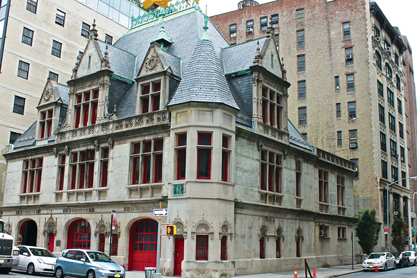 Photo courtesy of the artist Another building saved by a fireman’s camera: This shot of Engine Co. No. 31’s former Lafayette St. quarters is part of the “Historic Firehouses of Manhattan” photo exhibit, on view through Dec. 8 at the NYC Fire Museum.