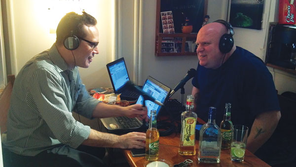 Questioning the Unanswerable 1 Larry Hewitt (L) and Dan Sturges go in search of answers, on “The Psi Show.”