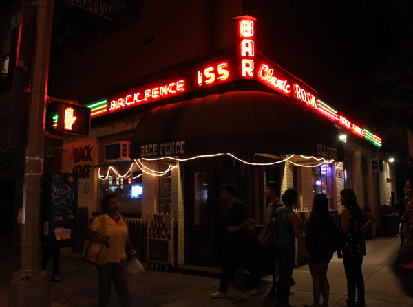 The Back Fence on Bleecker St. recently closed after its owners were unable to pay a significant rent increase. The owners took a payout to leave a few months before their lease expired.  PHOTO BY TEQUILA MINKSY