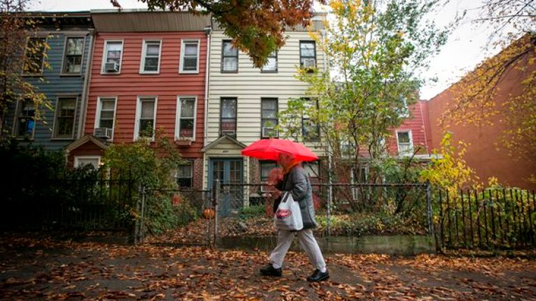 Mayor Bill de Blasio's family home in Park Slope. 