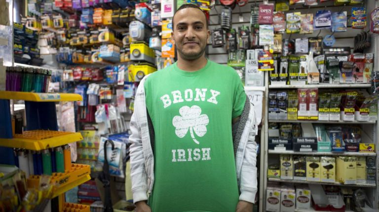 Younis Ali, manger of Greenland Deli, has lived in Woodlawn for 16 years.