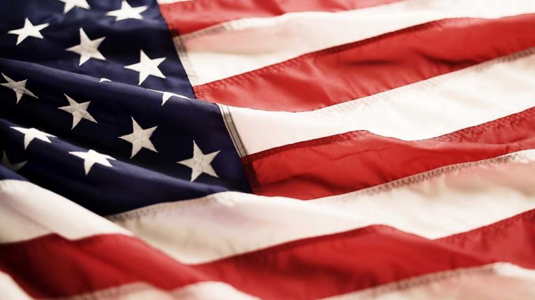 A file photo of an American flag.
