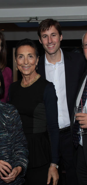 Saying it saved her, Abate brings holistic healthcare to L.E.S. 2 Catherine Abate and her son, Kyle Kliegerman, onboard the Oct. 22 fundraising cruise for the holistic healthcare clinic at 150 Essex St. Photo by Bob Buchanan