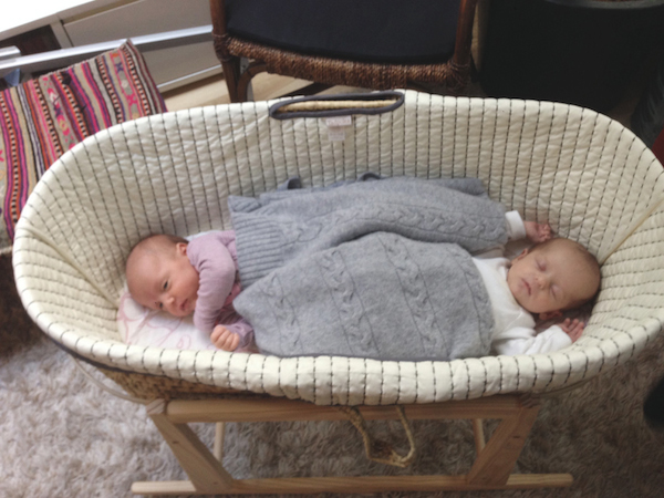 Doubly grateful for Christmas 1 Cecilia and her twin sister Georgia, right, were born last month but Georgia needed major surgery two days later and was expected to stay in the hospital for at least a month. She’ll be celebrating Christmas with her family next week.