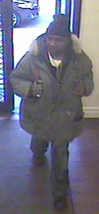 A police photo of alleged backpack burglar.