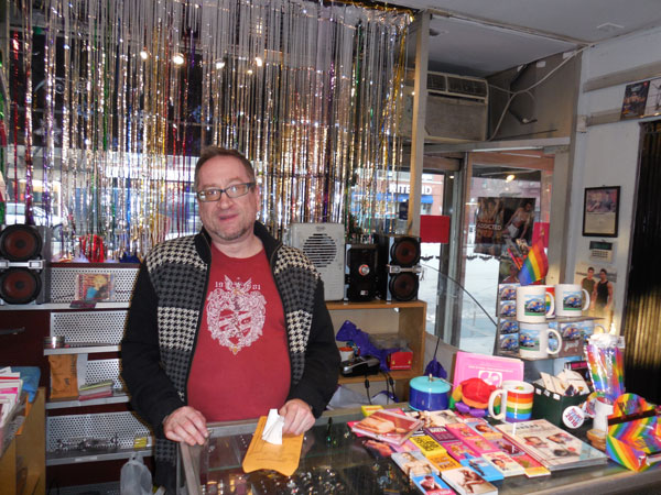 Photo by Scott Stiffler Rainbows & Triangles co-owner Steven Spiro: “We just tried to make a nice, affordable neighborhood shop.” For the past 20 years, they did. 