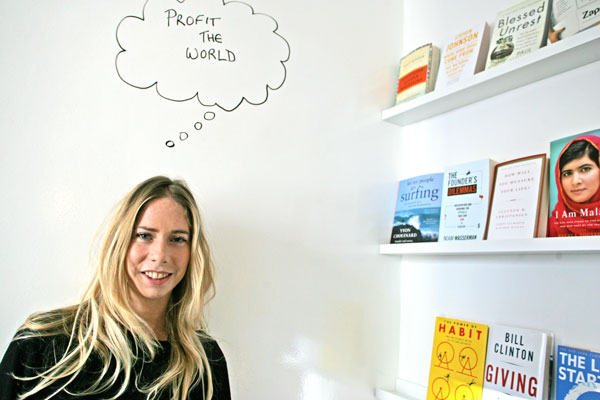 At Beespace, a Hive of Budding Nonprofits 1 Photo by Sam Spokony Marissa Sackler, founder of Beespace.