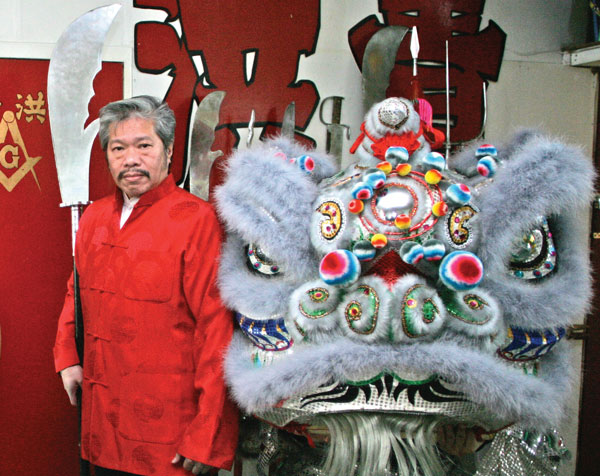 Downtown Express photo by Sam Spokony  Karlin Chan, who now trains lion dancers for Chinatown’s Lunar New Year parades, said when he performed in the ‘70s, it was a “free for all.”