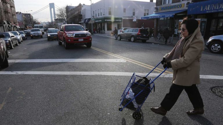 The intersection of 3rd Avenue and 91st Street in Fort Hamilton.