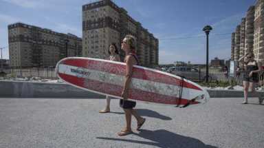 Surfer, Rockaway Beach, City Living
