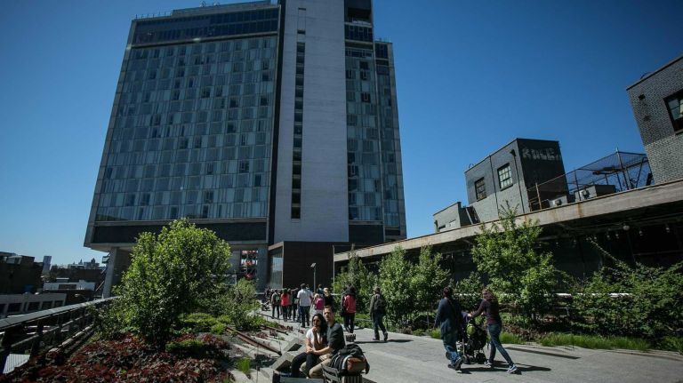 The Standard Hotel on the High Line. 
