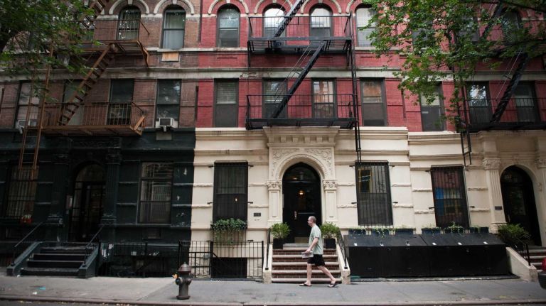 Upper East Side 12 A streetscape of 92nd Street.