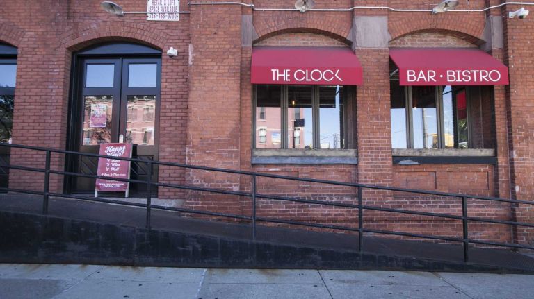 The Clock Bar and Bistro.