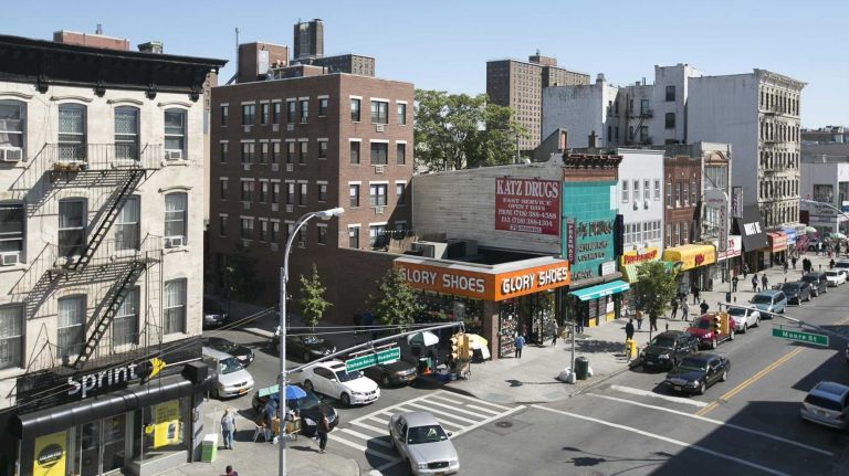 A view along Graham Avenue in East Williamsburg. (Sept. 17, 2013)