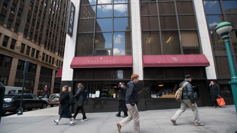 Wolfgang's Steakhouse is located in Murray Hill, along Park Avenue and 33rd street in Manhattan.