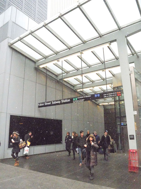 June date for Fulton subway 3 Downtown Express photo by Joseph M. Calisi