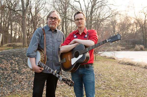 Atlanta prodigy Michael Davies (right) joins consummate banjo artist Tony Trischka, on March 27.  COURTESY OF GREENWICH HOUSE MUSIC SCHOOL