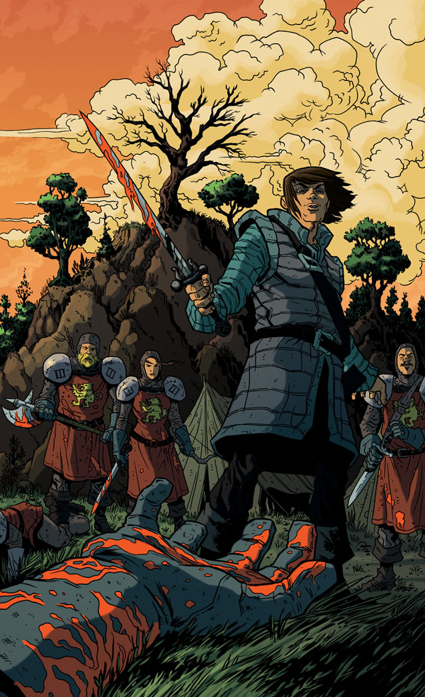 Lost lambs on a hero’s journey 2 Andy Belanger’s artwork puts a muscular spin on Shakespeare’s most iconic characters. ARTWORK BY ANDY BELANGER