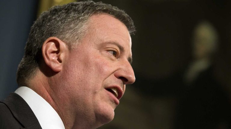 Bill de Blasio needs to take the wheel of his mayoralty 2 In this Feb. 12, 2014 file photo, New York Mayor Bill de Blasio delivers the budget address at City Hall in New York.