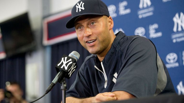 Derek Jeter spoke about his decision to retire after this year's season during a news conference on Wednesday, Feb. 19, 2014.