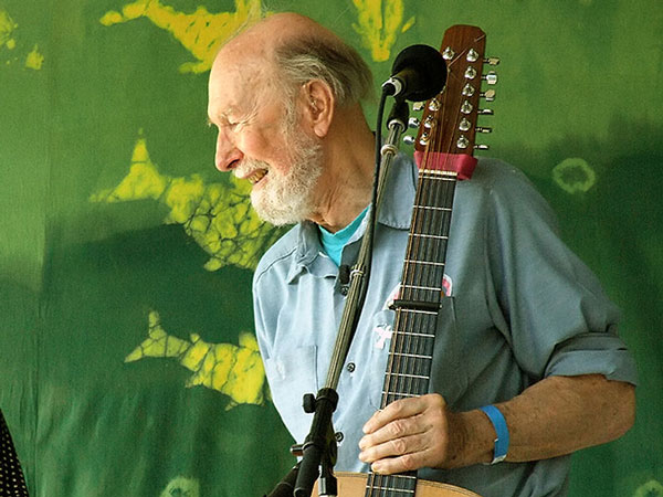 Pete Seeger at the Clearwater Festival in 2007.