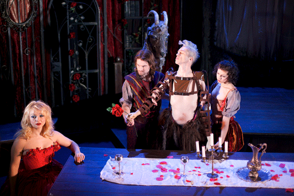 Julie Atlas Muz, Jonny Dixon, Mat Fraser and Jess Mabel Jones (see “Beauty and the Beast”).  PHOTO BY SIN BOZKURT