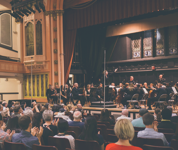 The Greenwich Village Orchestra’s next concert is March 30, at Washington Irving High School Auditorium.  PHOTO BY DA PING LUO