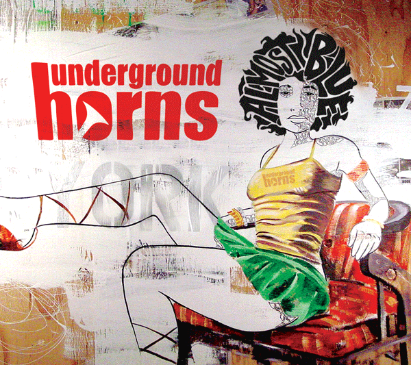 Underground Horns celebrate the release of “Almost Blue” — April 4, at Drom.  IMAGE COURTESY OF THE ARTISTS