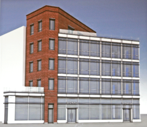 Committee is turned off by design for sex shop site 2 A design rendering of the Seventh Ave. South side of the proposed building, as shown to the C.B. 2 Landmarks Committee.