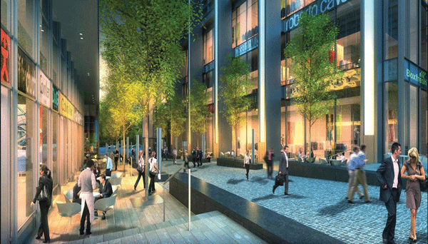 TALKING POINT: W.T.C. needs Port support, not more delays 1 Rendering of the Cortlandt Way retail area planned for 3 World Trade Center.
