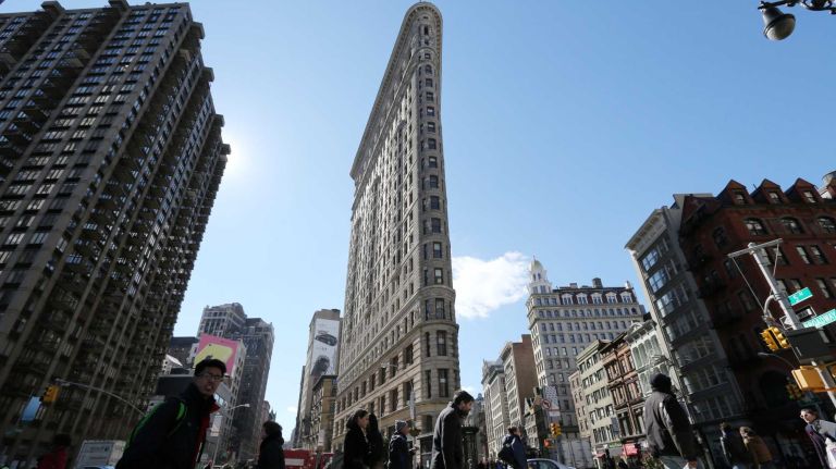 The Flatiron Building on Feb. 24, 2014.