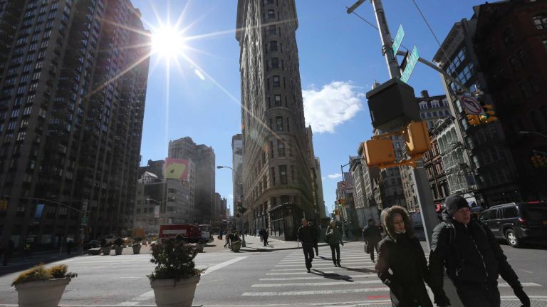 The Flatiron Building on Feb. 24, 2014. 