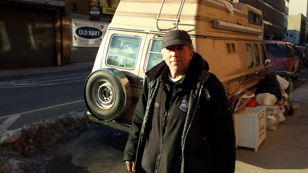 A man, a van, a no-rent plan 1 Photo by Lincoln Anderson