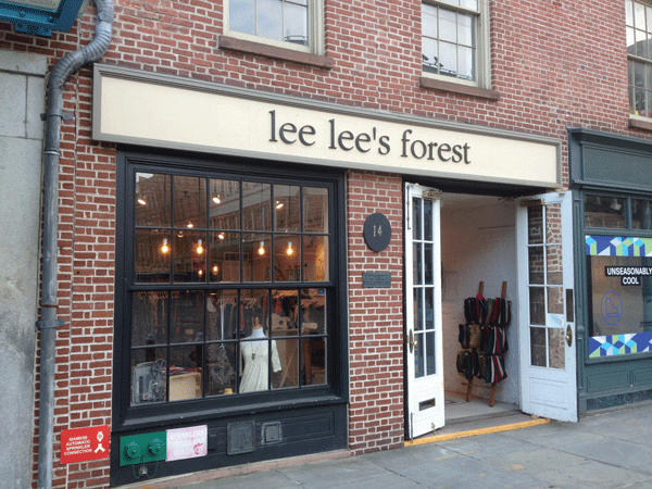 Lee Lee’s Forest, one of the new shops by the Seaport. 