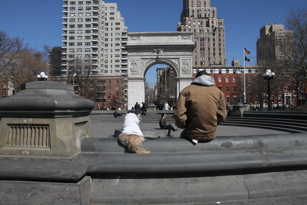Chillin’ in the park…. Brrrrr! 1 Photo by Tequila Minsky