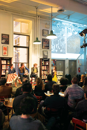 Photo by Beowulf Sheehan The Downtown Literary Festival has more books than you can shake a Noon at.