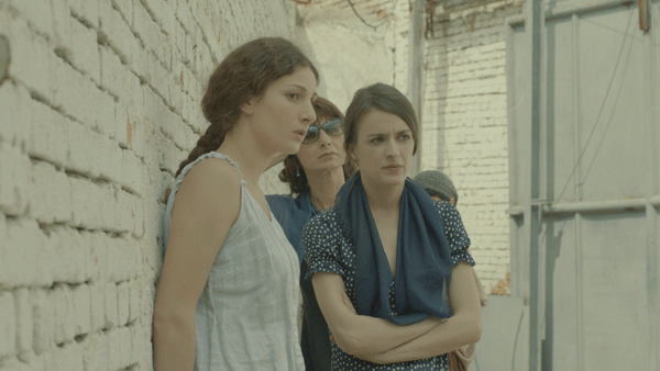 The brides, waiting to meet their imprisoned husbands.  PHOTO BY GOGA DEVARIANI